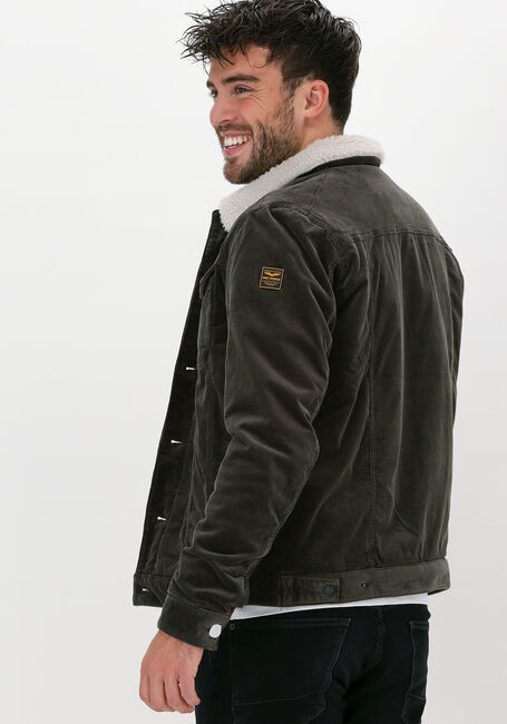 Groene PME LEGEND Jack DENIM JACKET CORDUROY - large