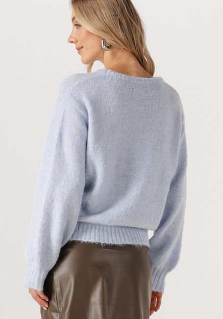 Lichtblauwe YDENCE Trui KNITTED SWEATER FLO - large