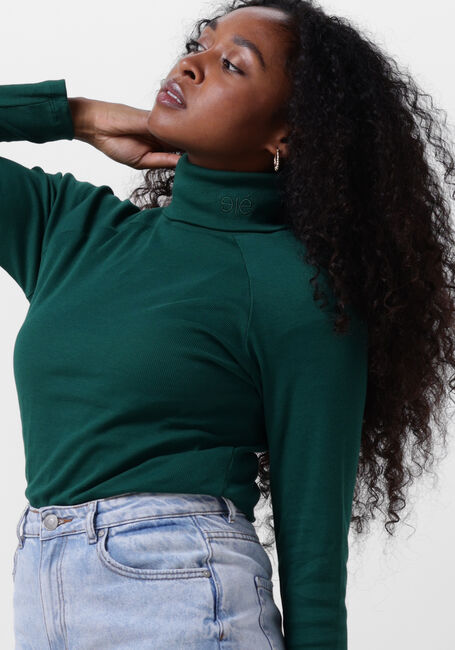 Groene ESMÉ STUDIOS Coltrui BLOSSOM LS ROLL NECK - large