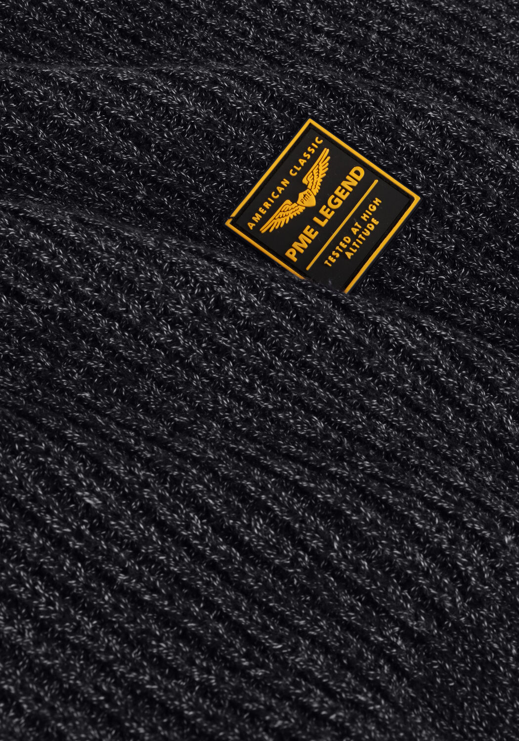 Donkerblauwe PME LEGEND Trui R-NECK COTTON INDIGO LOOK KNIT - large