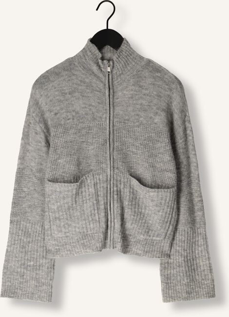 Grijze MSCH COPENHAGEN Vest MSCHLEDIONA HOPE ZIP CARDIGAN Grijze MSCH COPENHAGEN Vest MSCHLEDIONA HOPE ZIP CARDIGAN - large