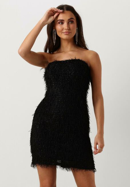 Zwarte CO'COUTURE Mini jurk GONZOCC STRAP DRESS - large