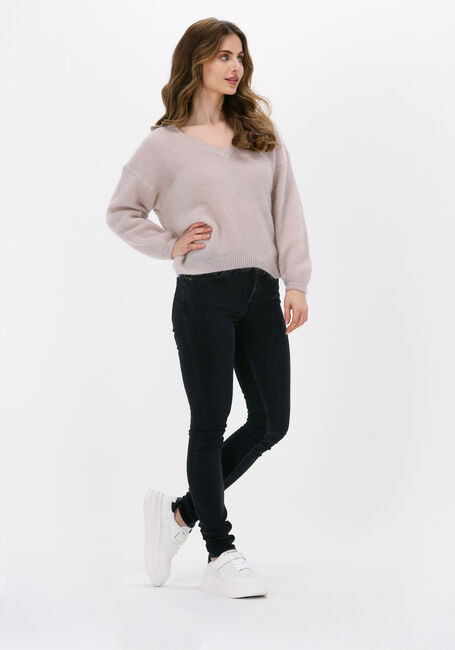 Beige AMERICAN DREAMS Trui SILJA V NECK KNIT - large