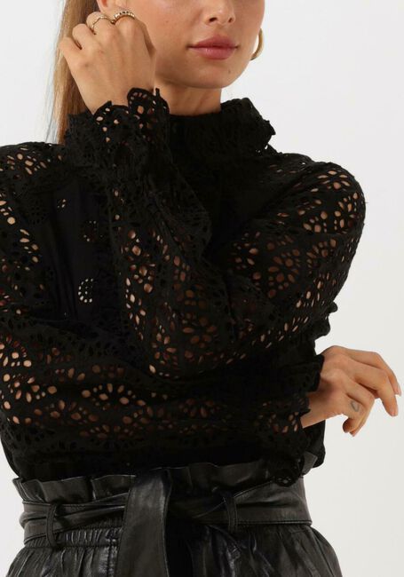 Zwarte POM AMSTERDAM Blouses BLOUSE 6935 - large