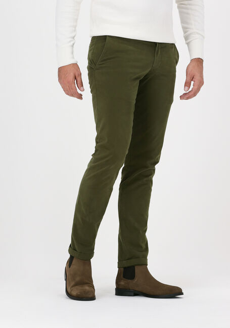 Olijf TOMMY HILFIGER Chino BLEECKER TH FLEX SATIN GMD - large
