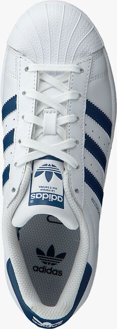 Witte ADIDAS Lage sneakers SUPERSTAR J - large