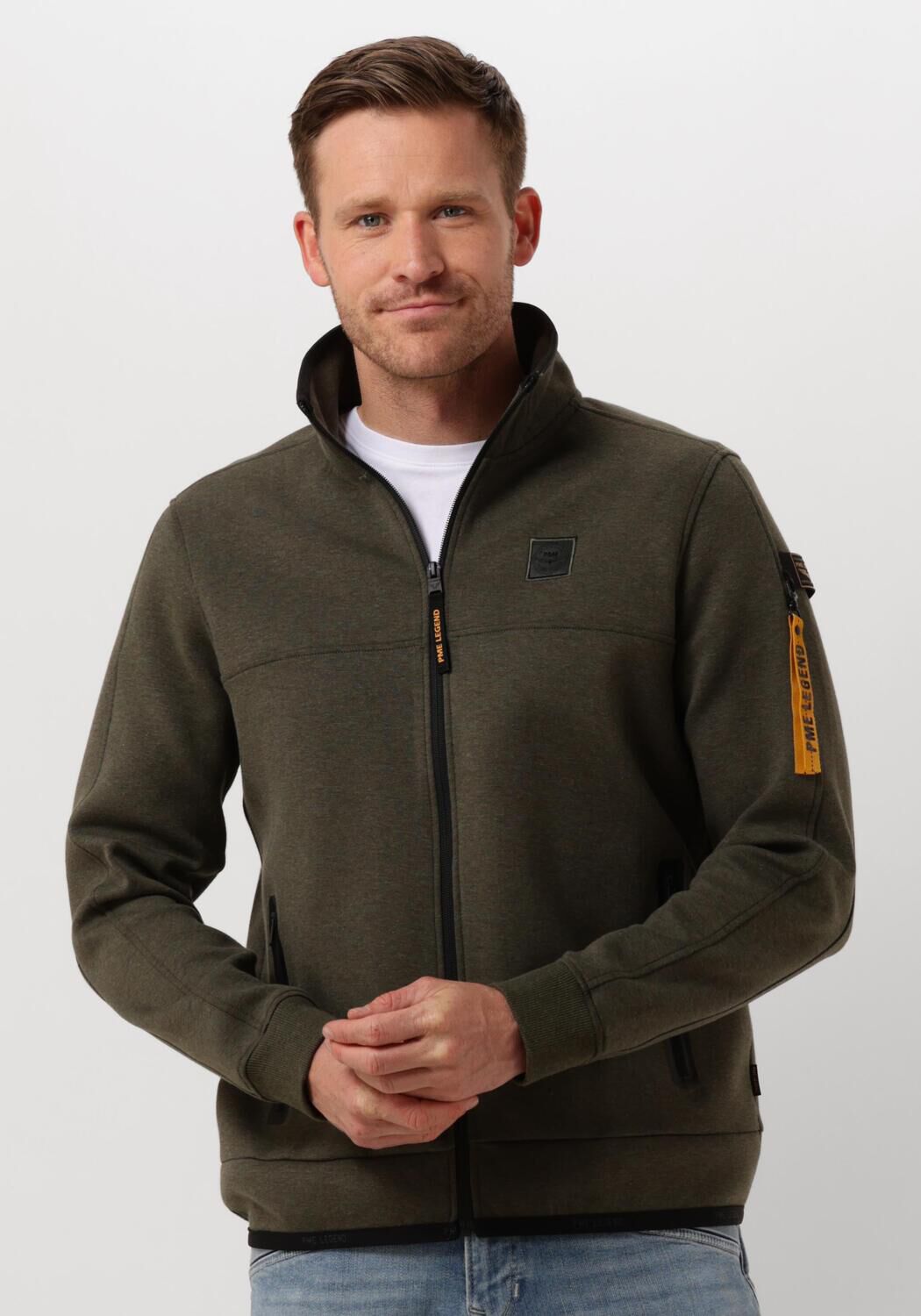 PME LEGEND Heren Jassen Zip Jacket Interlock Groen