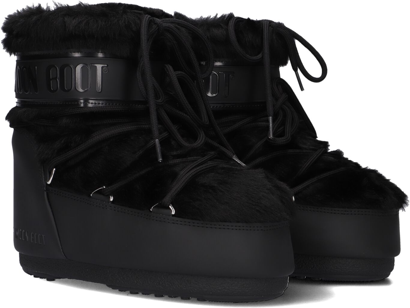 Moon Boot Dames Boots Icon Low Faux Fur - Zwart, foto 2