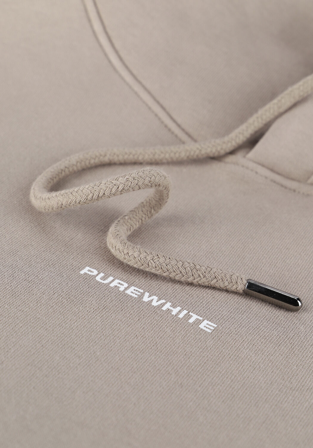 Taupe PUREWHITE Sweater PURE LOGO HOODIE - large