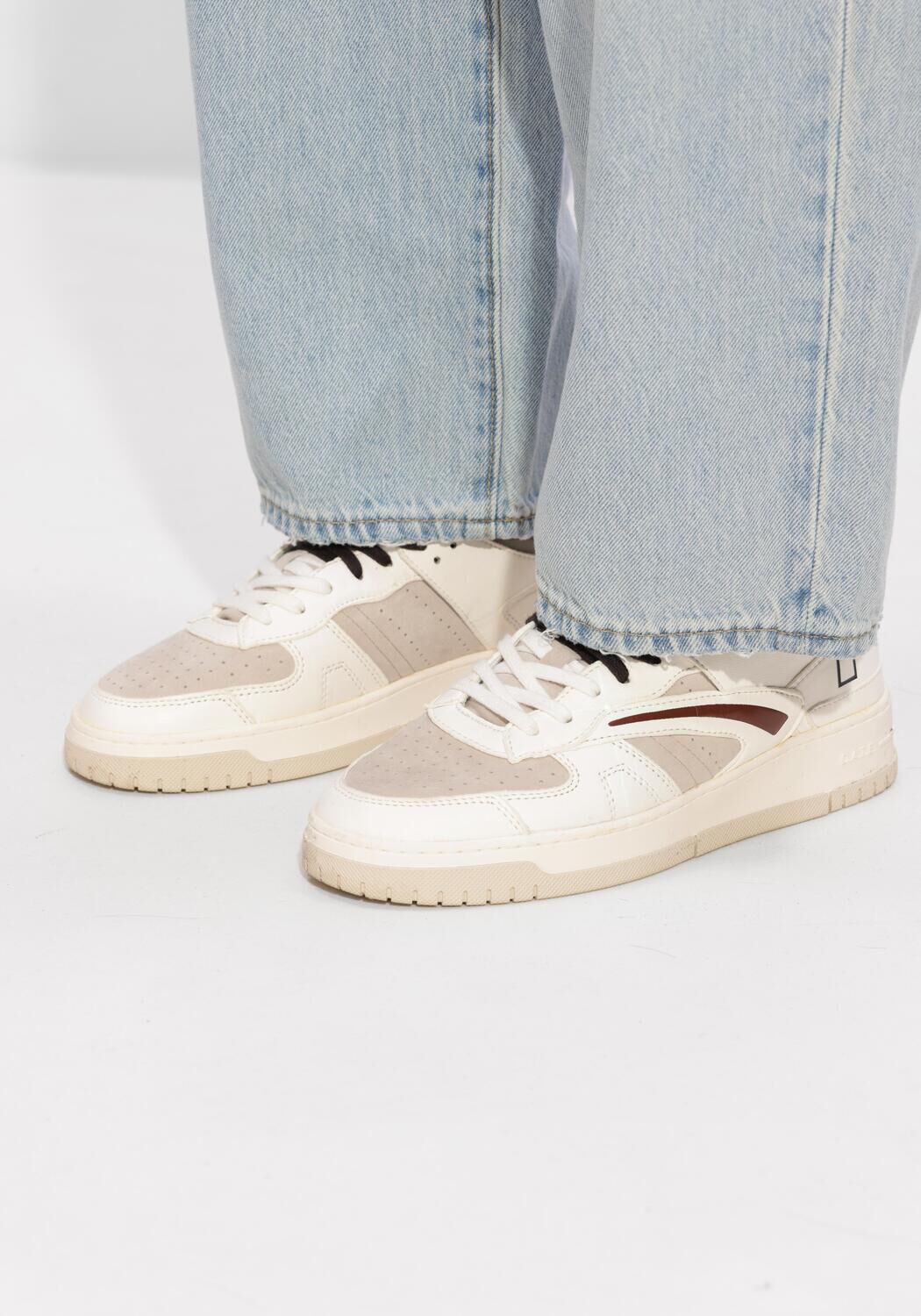 Beige D.A.T.E Lage sneakers TORNEO - large