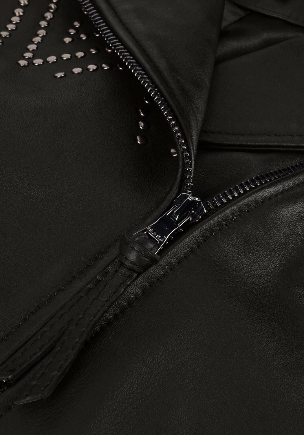 Zwarte IBANA Leren jas BLINN - large