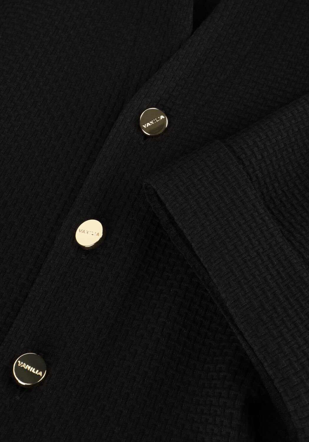 Zwarte VANILIA Playsuits WAFEL PLAYSUIT - large