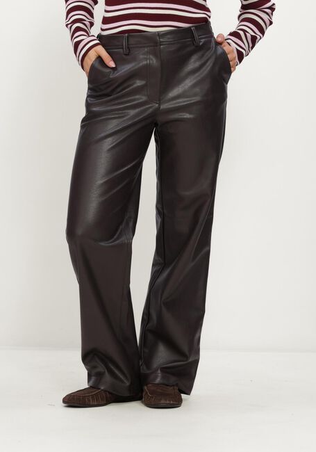 Bruine OBJECT Wijde broek OBJLIVA MW WIDE PANTS NOOS - large