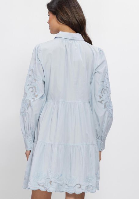 Blauwe Y.A.S. Mini jurk YASZIMIA LS SHIRT DRESS - large