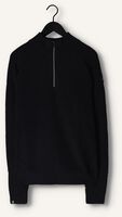 Zwarte VANGUARD Trui HALF ZIP COLLAR COTTON MOULINE Zwarte VANGUARD Trui HALF ZIP COLLAR COTTON MOULINE - medium