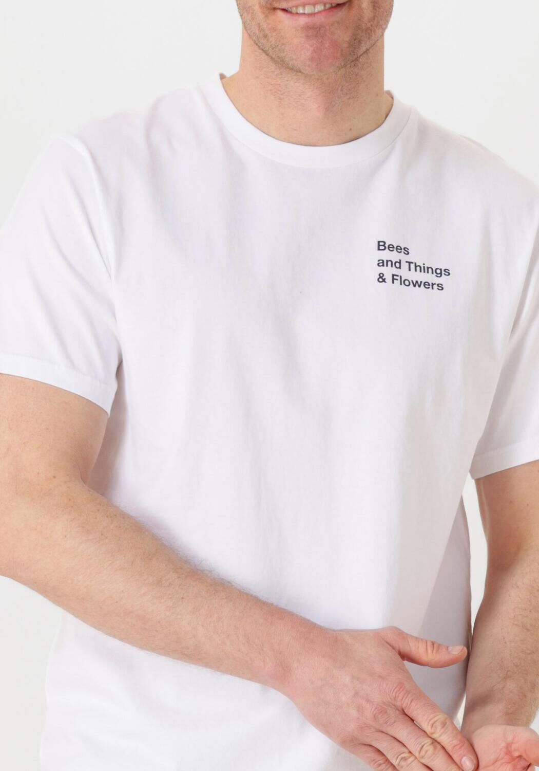 FORÉT Forét Heren Polo's & T-shirts Farm T-shirt Wit