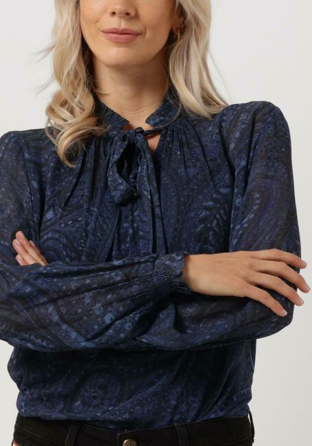 Donkerblauwe MOS MOSH Blouses 468 SALUTE NAVY - large