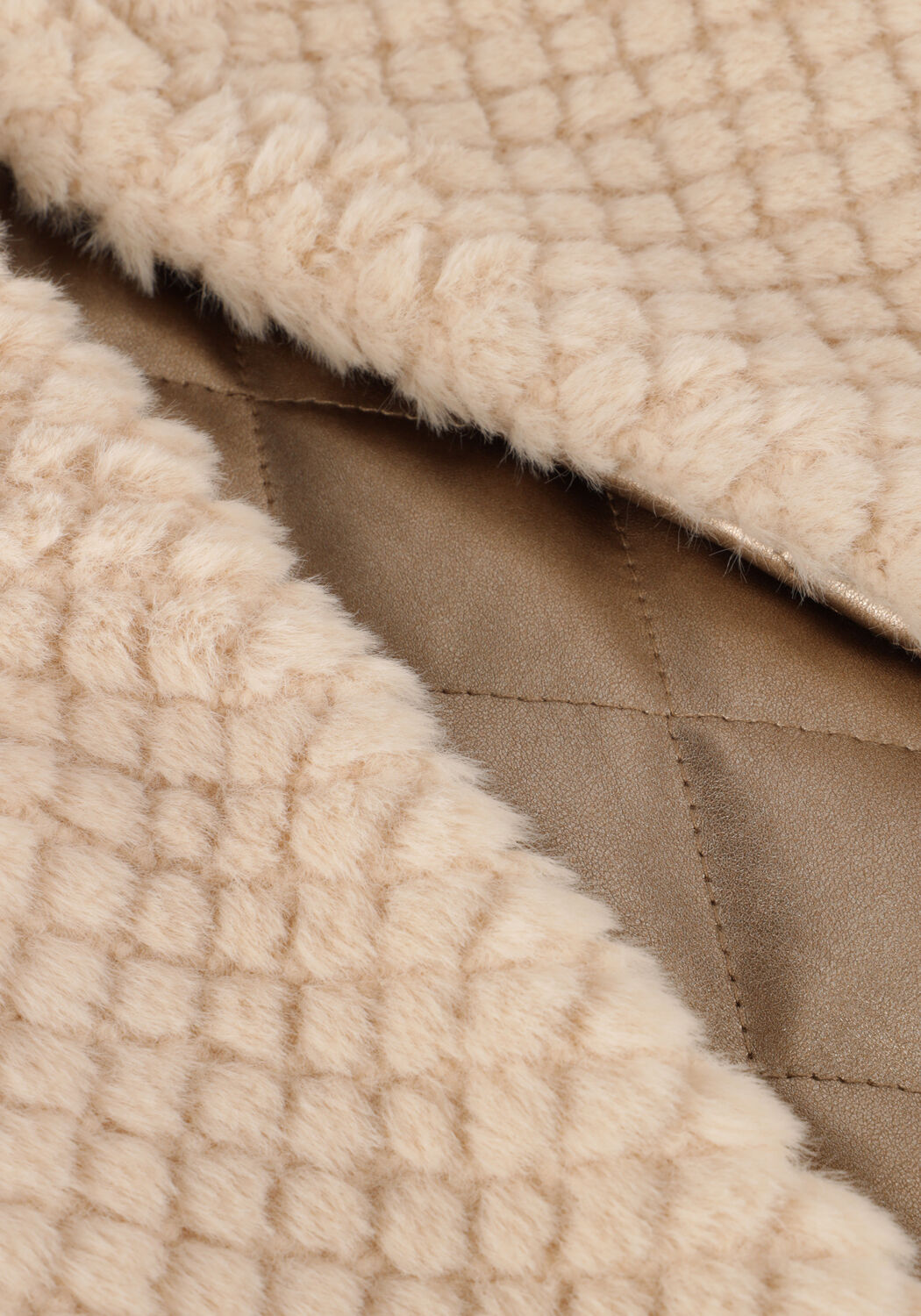 NONO Meisjes Blazers Kate Reversible Fur Gilette Beige