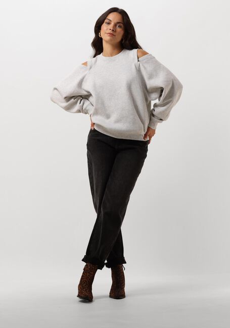 Grijze CATWALK JUNKIE Sweater RELAXED OPEN SHOULDER SWEATER - large