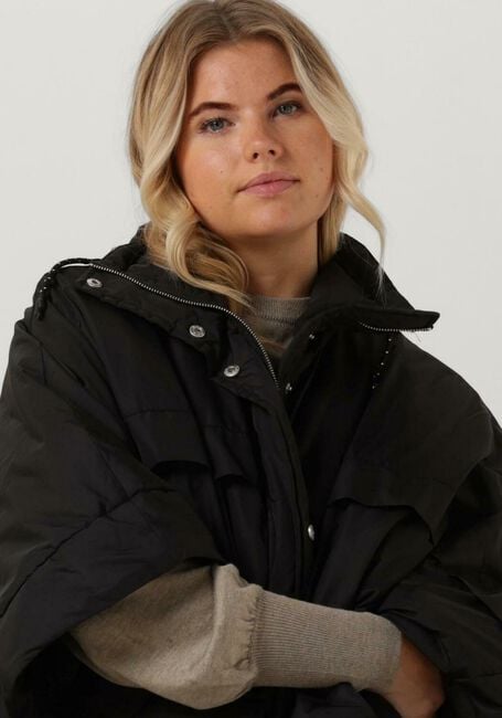 Zwarte ESMÉ STUDIOS Mantel AUBREY CAPE - large