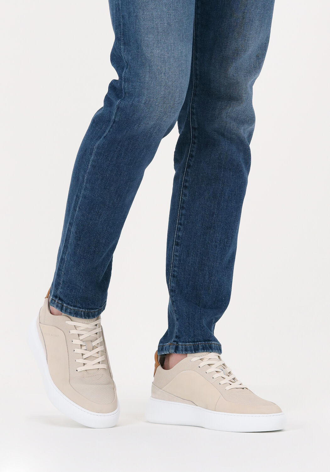 Beige heren best sale sneakers