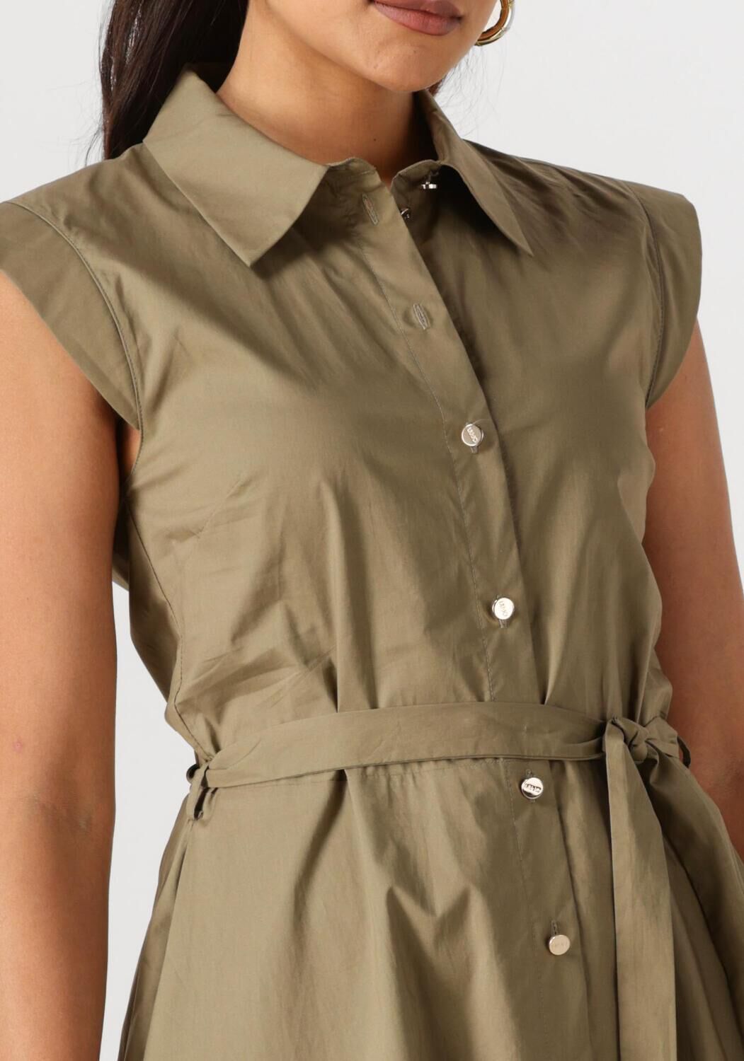 LIU JO Dames Jurken 3.0 Abito Chemisier S m Khaki