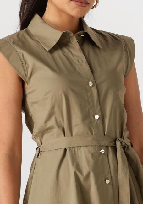 Khaki LIU JO Midi jurk 3.0 ABITO CHEMISIER S/M - large