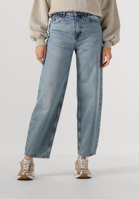 Blauwe BY-BAR Wijde broek LEW DENIM PANTS - large
