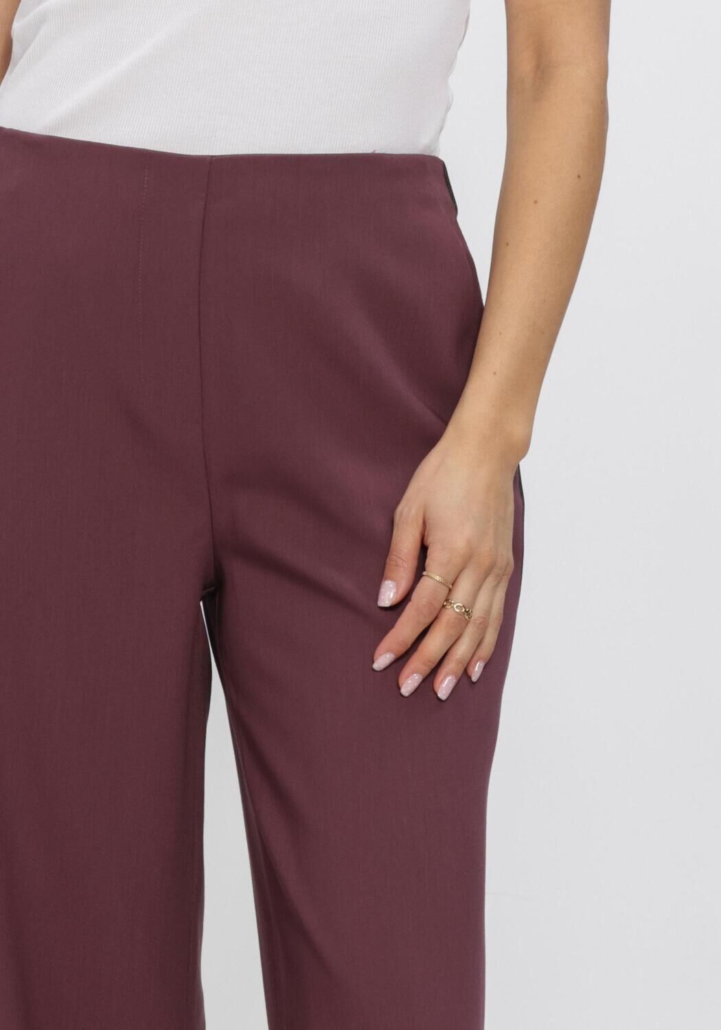 Bordeaux MODSTR&Ouml;M Broeken VILDARMD PANTS - large