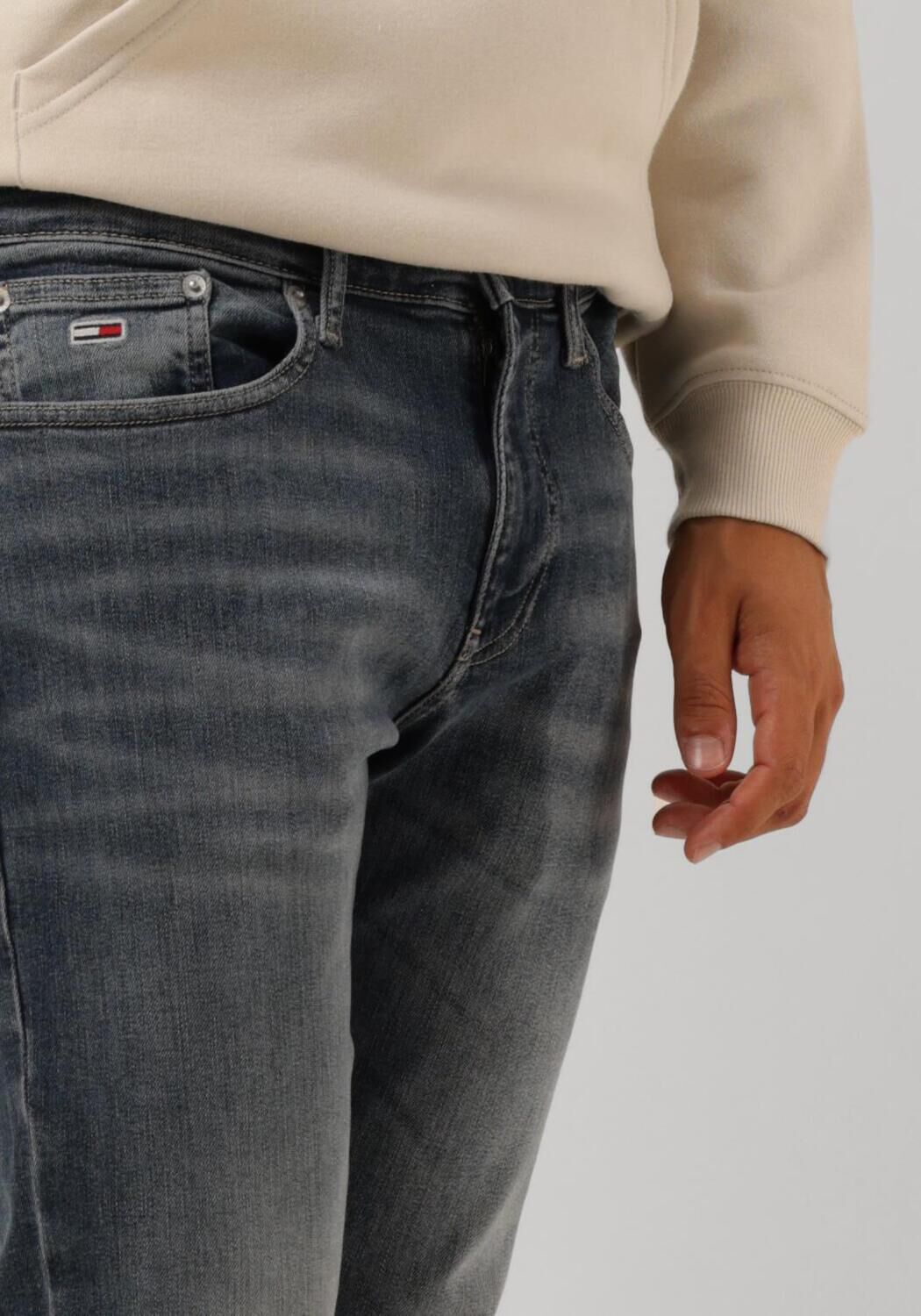 TOMMY JEANS Heren Jeans Austin Slim Tprd Dh1 Donkerblauw