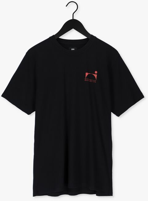 Zwarte EDWIN T-shirt TOKYO NIGHTFALL TS - large