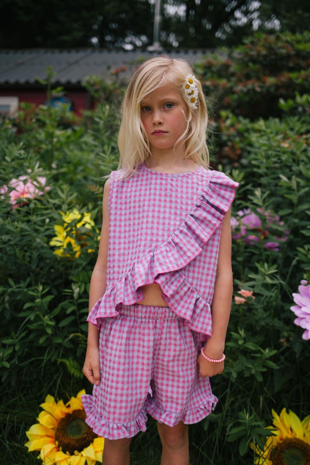 Roze DAILY BRAT Broeken SASSY SHORT - large