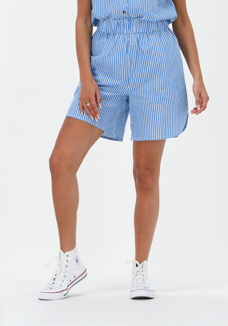 Blauwe OBJECT Korte broek ALVA HW SHORTS - large