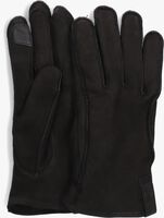 Zwarte UGG Handschoenen LEATHER CLAMSHELL LOGO GLOVE - medium