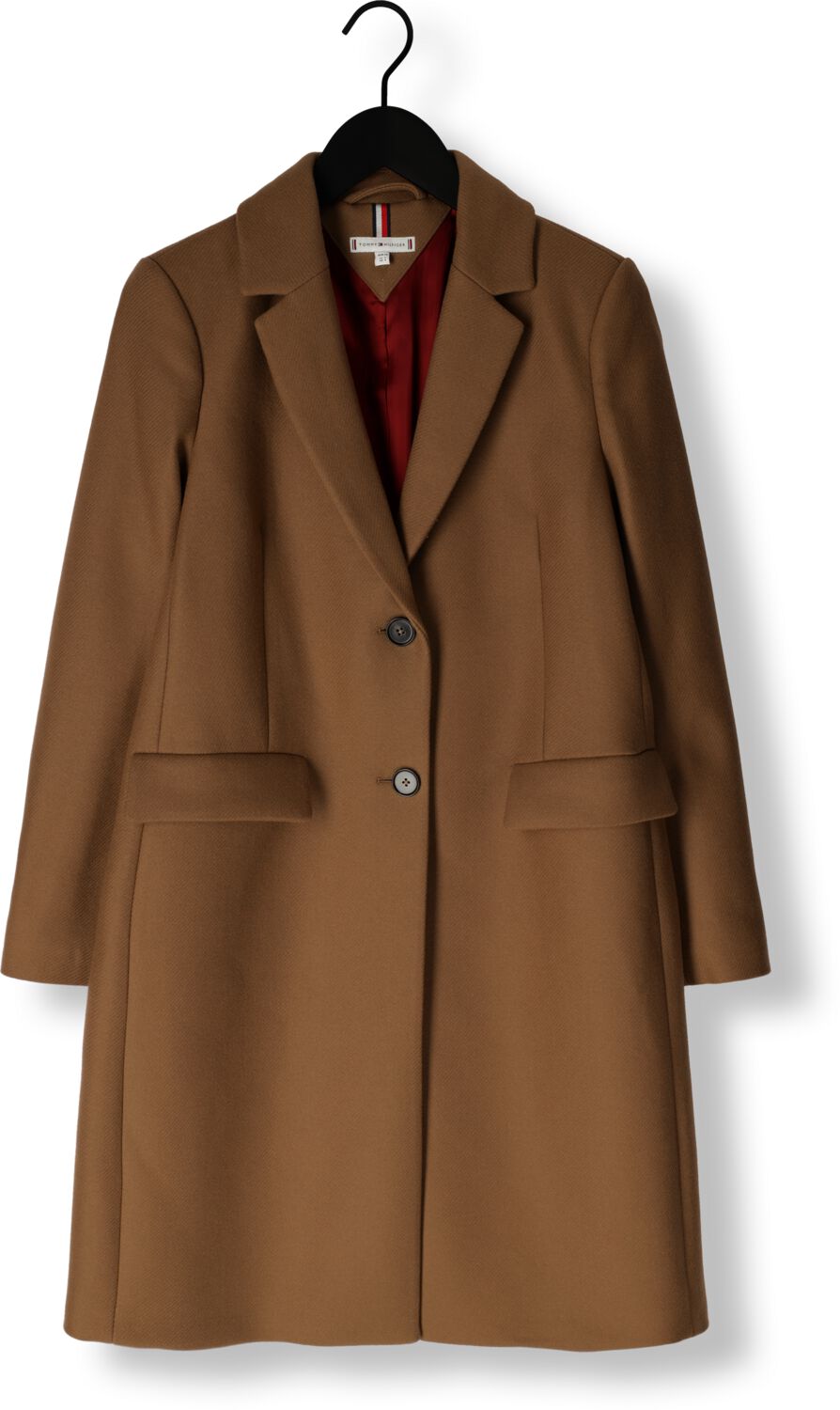 TOMMY HILFIGER Dames Jassen Wool Blend Classic Coat Bruin
