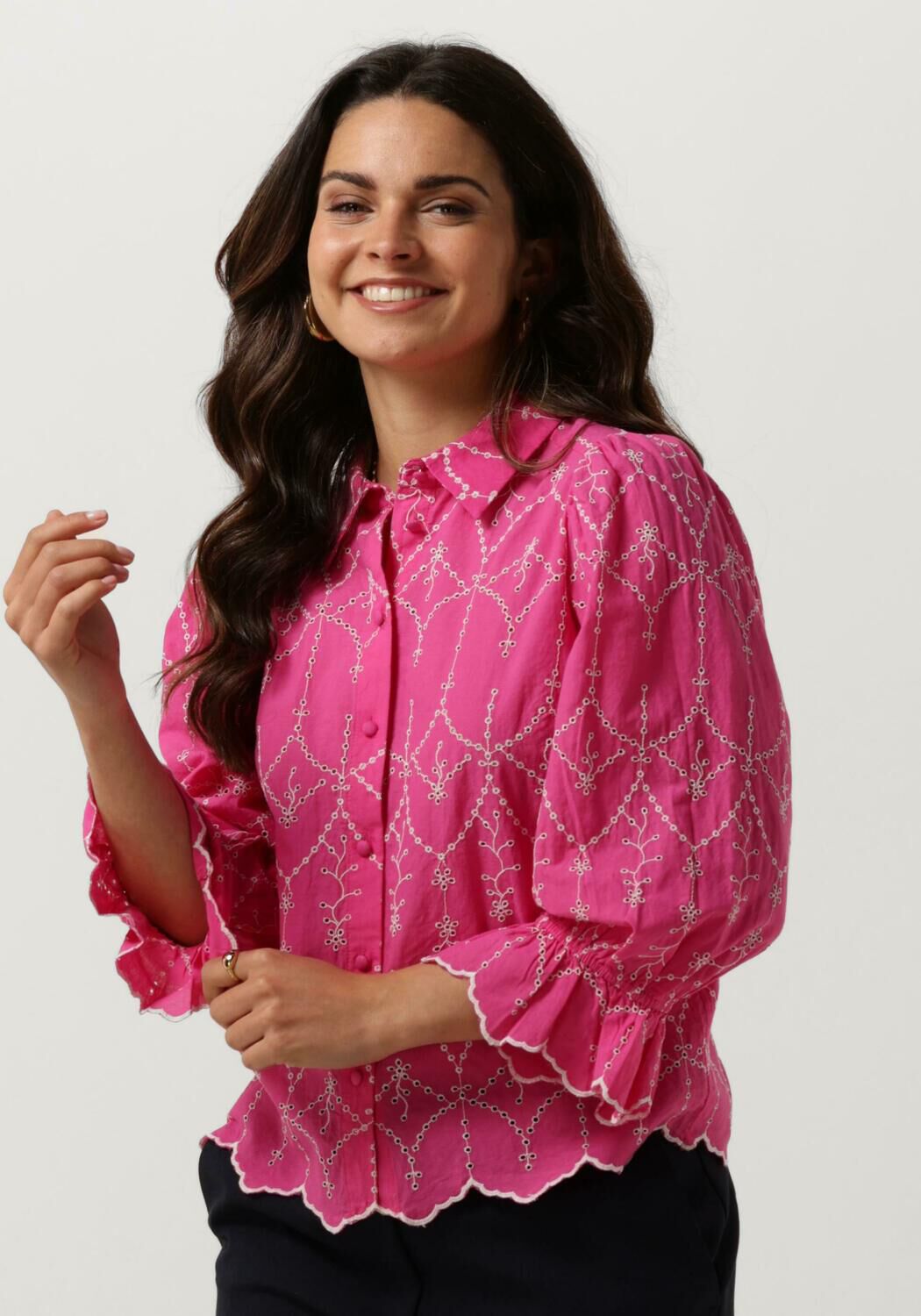 Y.A.S. Dames Blouses Yasmalura 3 4 Shirt Roze