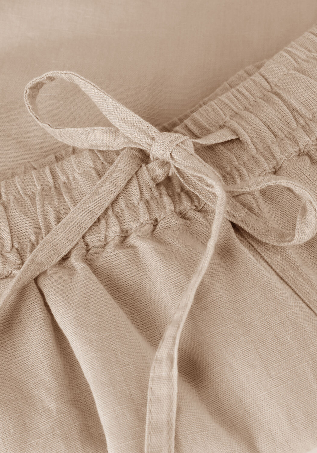 Zand NEO NOIR Broeken SHEA LINEN SHORTS - large