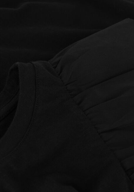 Zwarte LIU JO T-shirt JERSEY/POPELINE T-SHIRT - large