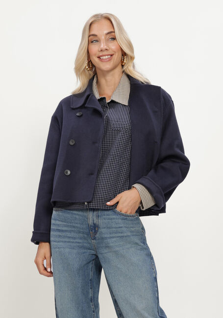 Donkerblauwe CIRCLE OF TRUST Jack HEATHER JACKET - large
