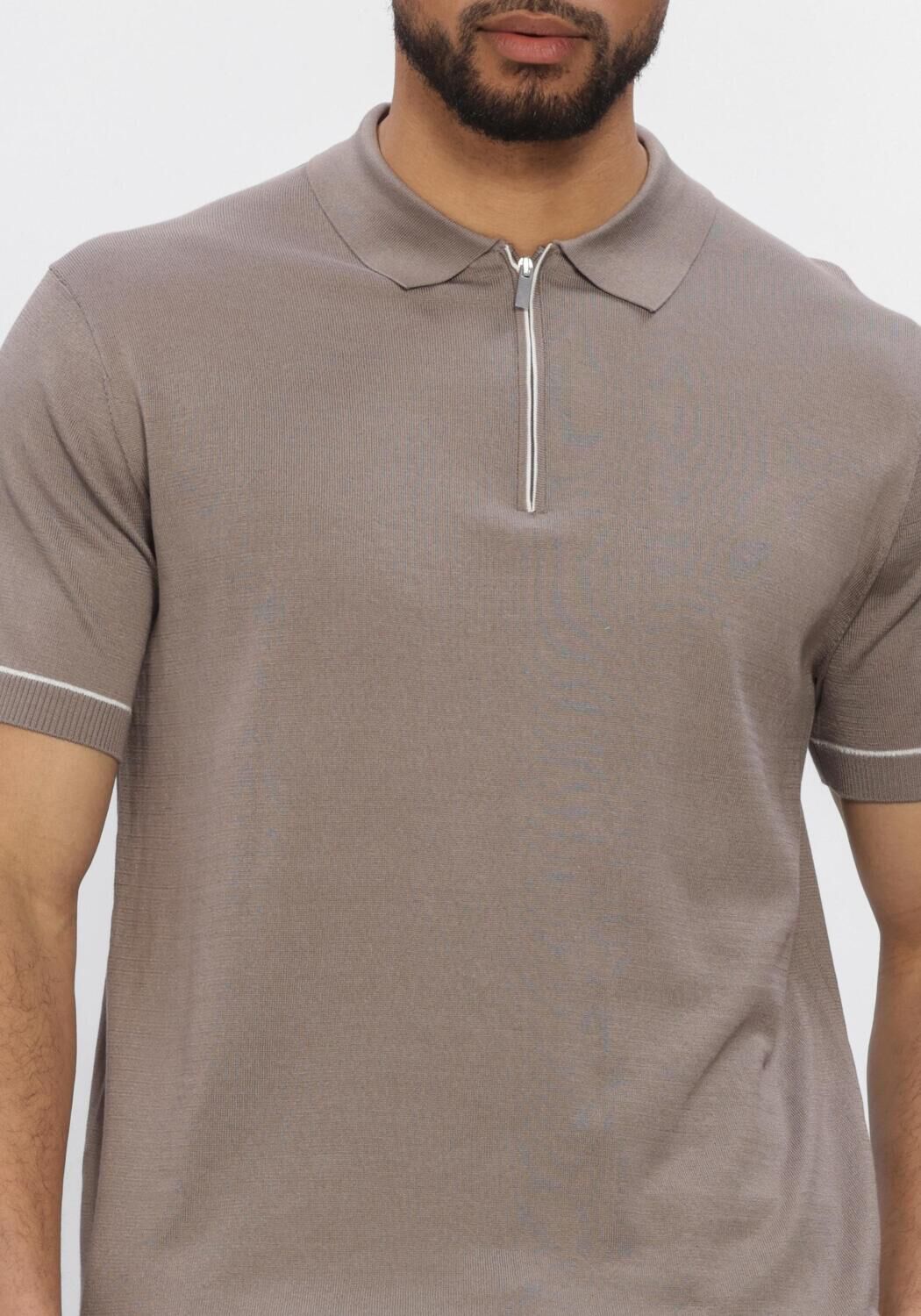 Taupe STEFANO LAURAN Polo POLO BASTIAN - large