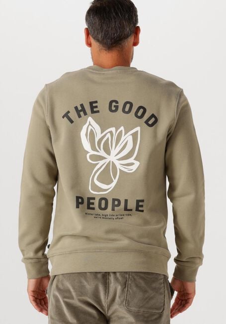 Groene THE GOODPEOPLE Sweater LITO - large