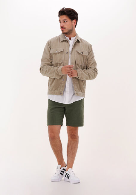 Khaki FOR&Eacute;T Overshirt CLUSTER CORDUROY - large