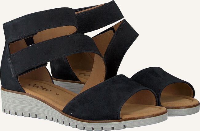 Blauwe GABOR Platte sandalen 582 Blauwe GABOR Platte sandalen 582 - large