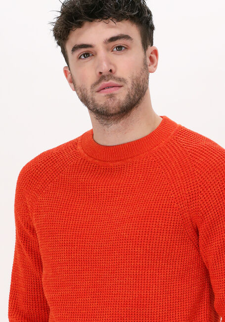 Rode SELECTED HOMME Trui SLHSENNI LS KNIT MOCK NECK W - large