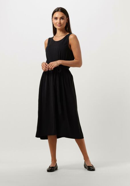 Zwarte MSCH COPENHAGEN Midi jurk MSCHDEANIE LYNETTE SL DRESS - large