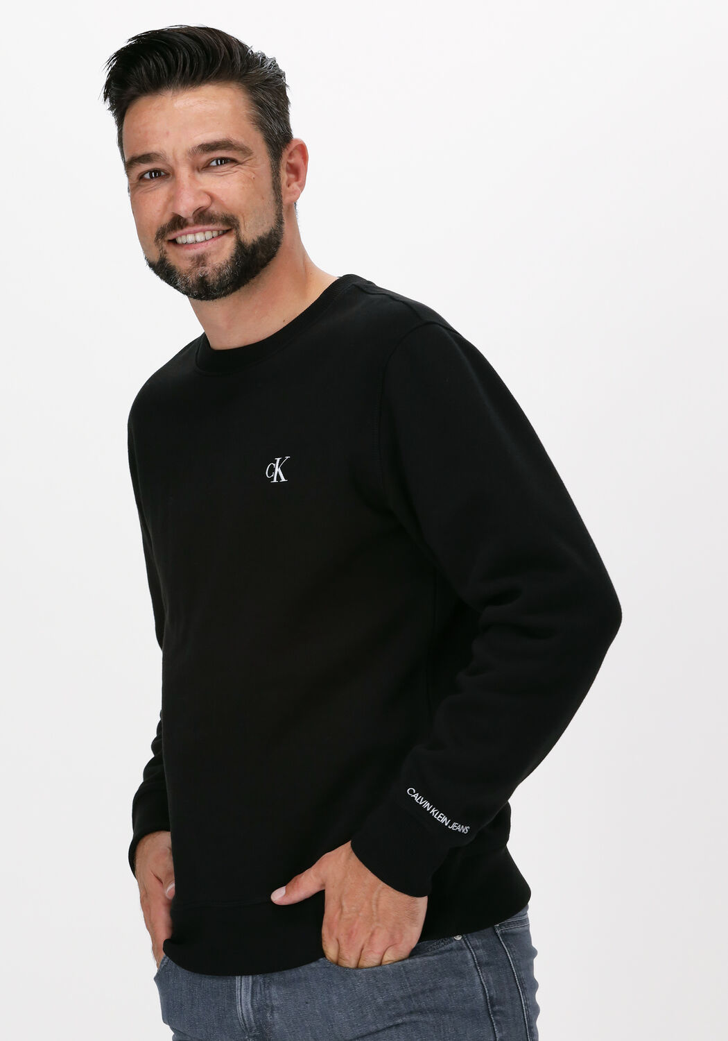 Zwarte CALVIN KLEIN Sweater CK ESSENTIAL REG CN | Omoda