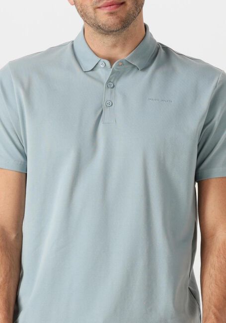 Lichtblauwe PURE PATH Polo REGULAR FIT POLO SS T-SHIRTS - large