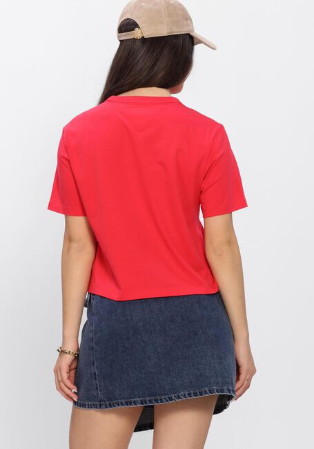 Rode TOMMY JEANS T-shirt TJW BXY BADGE TEE EXT - large