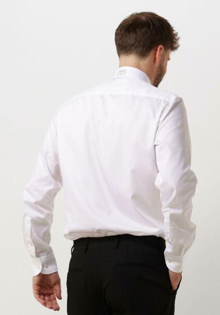 Witte PROFUOMO Klassiek overhemd FINE TWILL - SLIM FIT - NON IRON - large