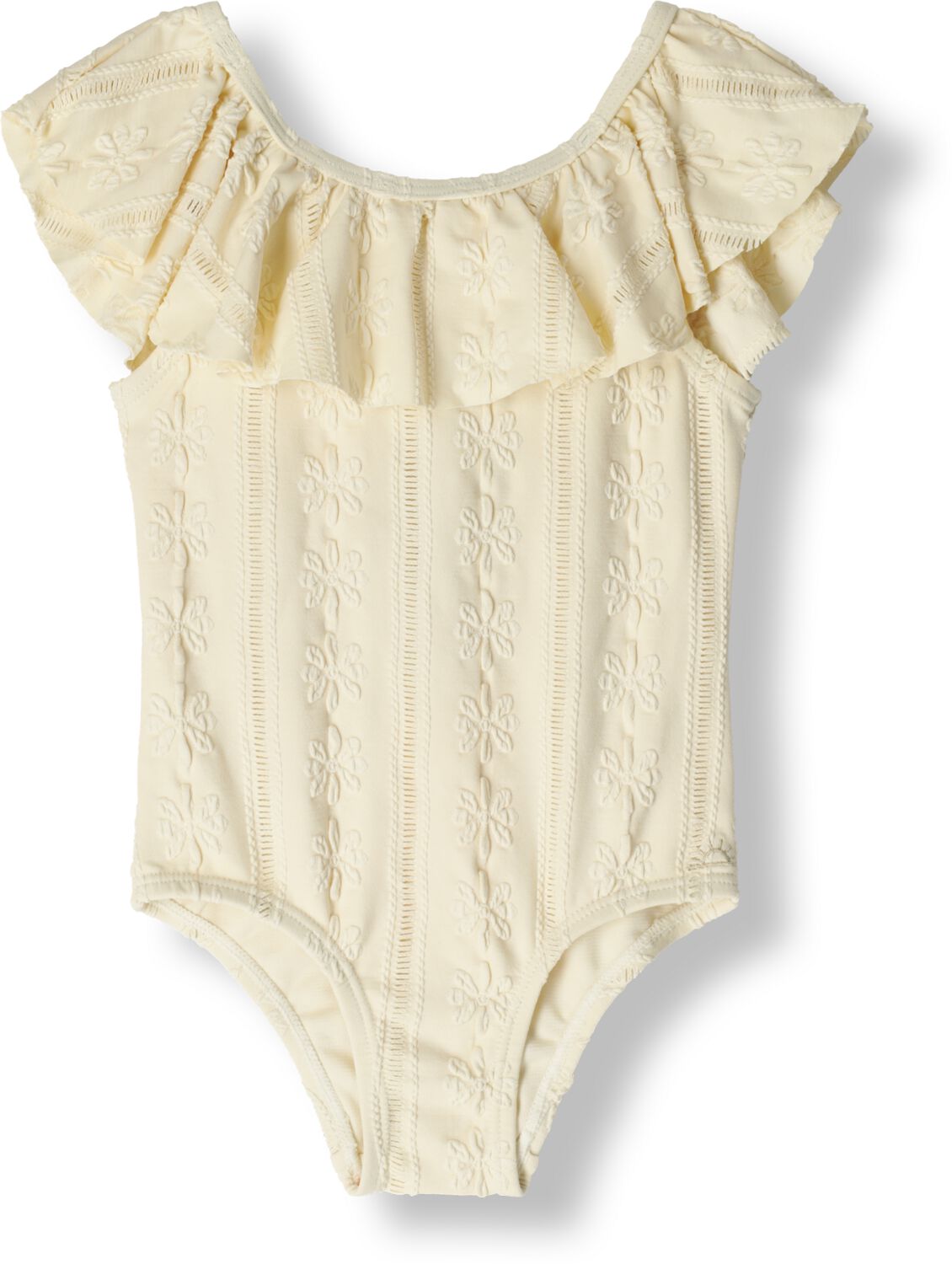SALTED STORIES Meisjes Zwemkleding Anglaise Swimsuit Creme